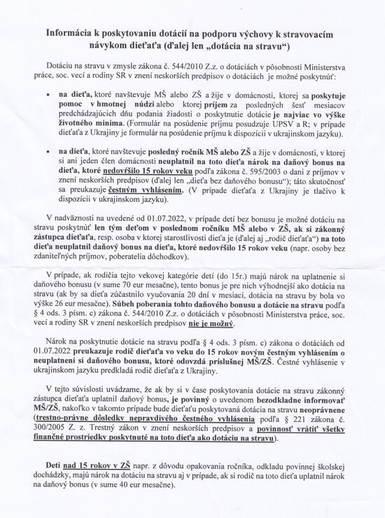 stravne