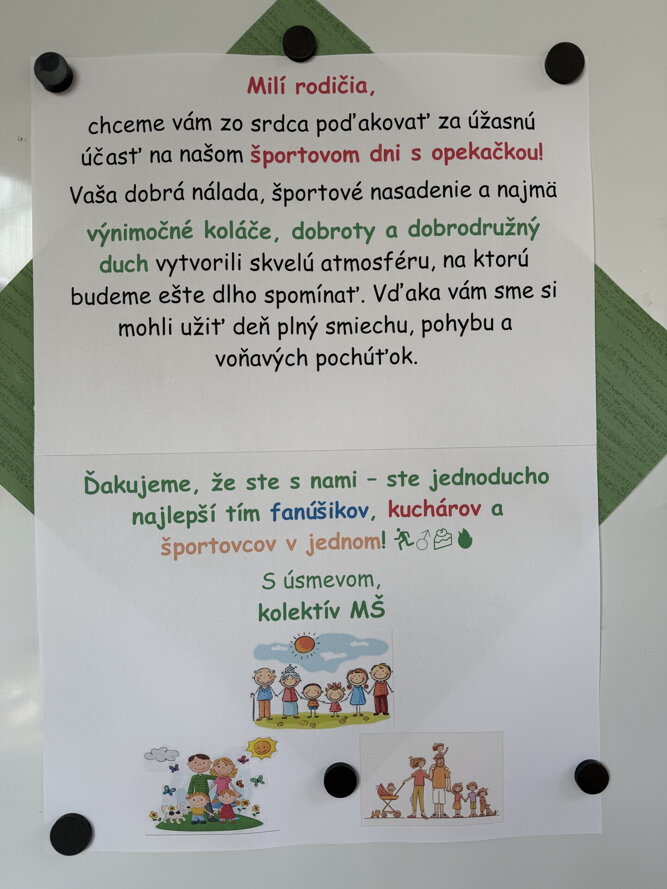 POĎAKOVANIE 