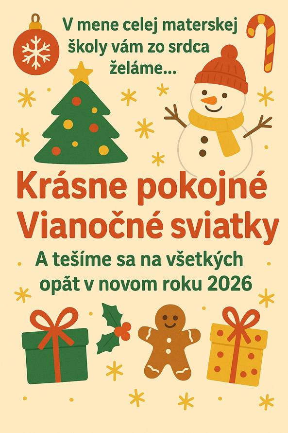 Prajeme príjemné prežitie vianočných sviatkov!