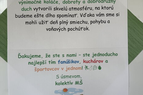 POĎAKOVANIE 