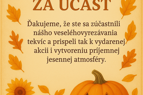 Tekvičkové radosti 