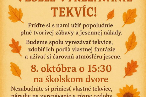 Tekvičky- POZVÁNKA